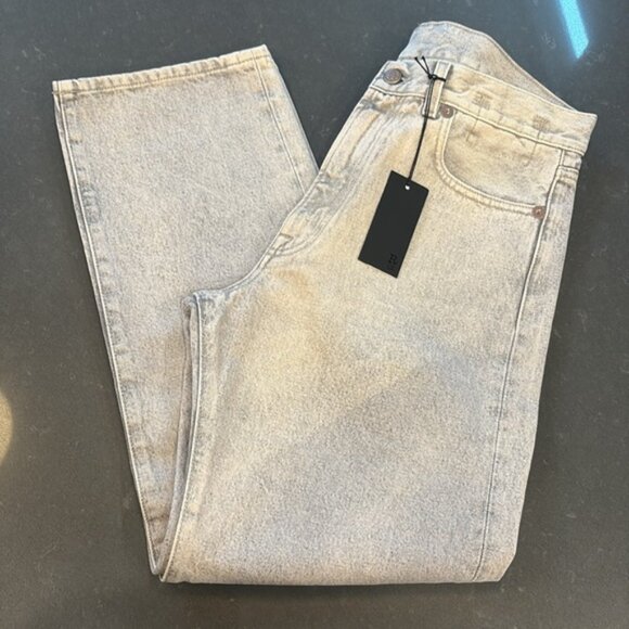 R13 Boyfriend Jean in color Sunfade Mauve - Picture 6 of 8